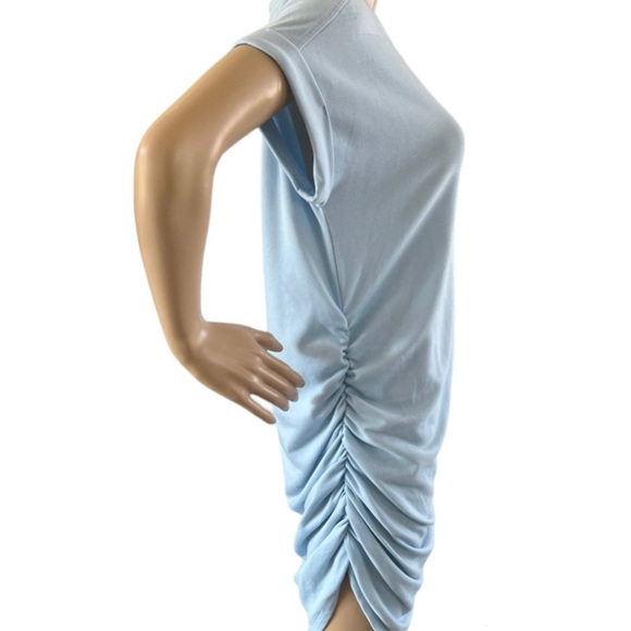 Cupio Blush T-Shirt Dress Ruched Side - Picture 2 of 5